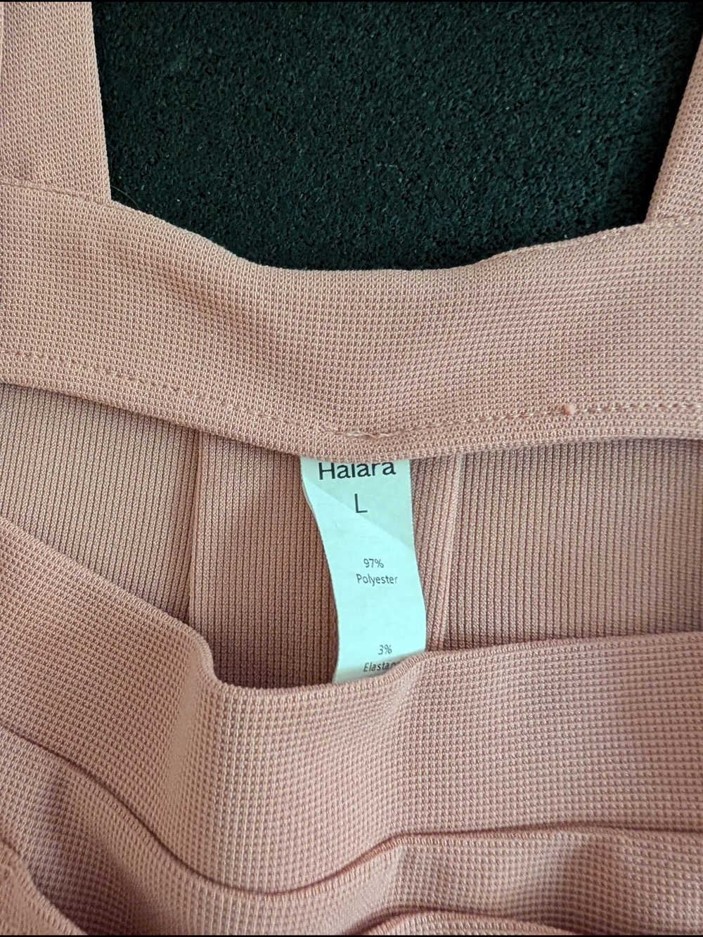 HALARA Dusty Rose Pink Sleeveless Romper Overalls Maternity Size M - Picture 4 of 8